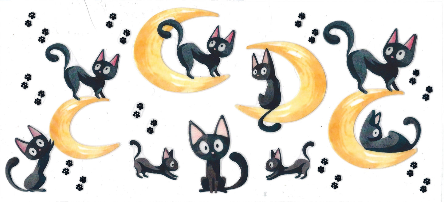Black cat, Moons