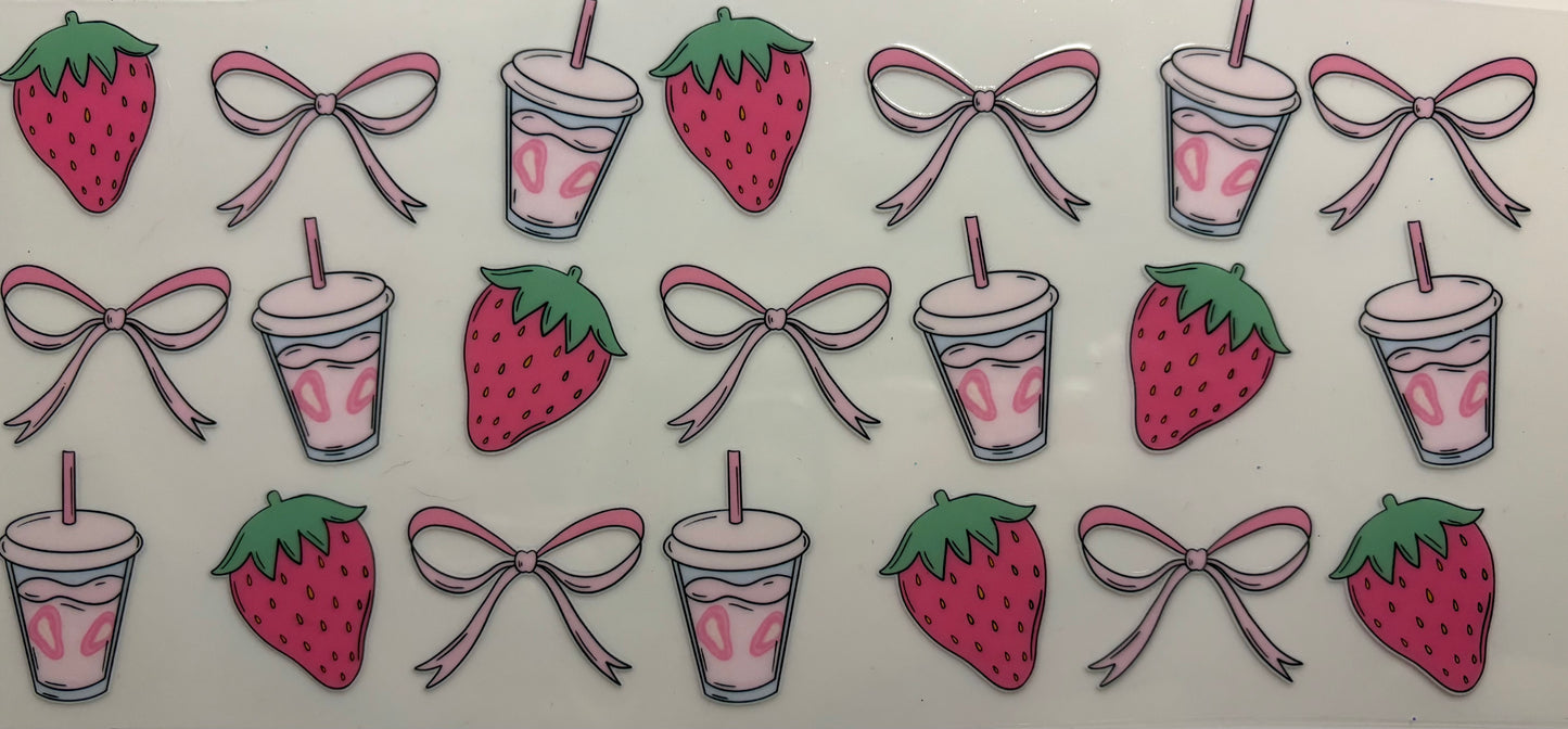 Bows, Strawberries, Tea