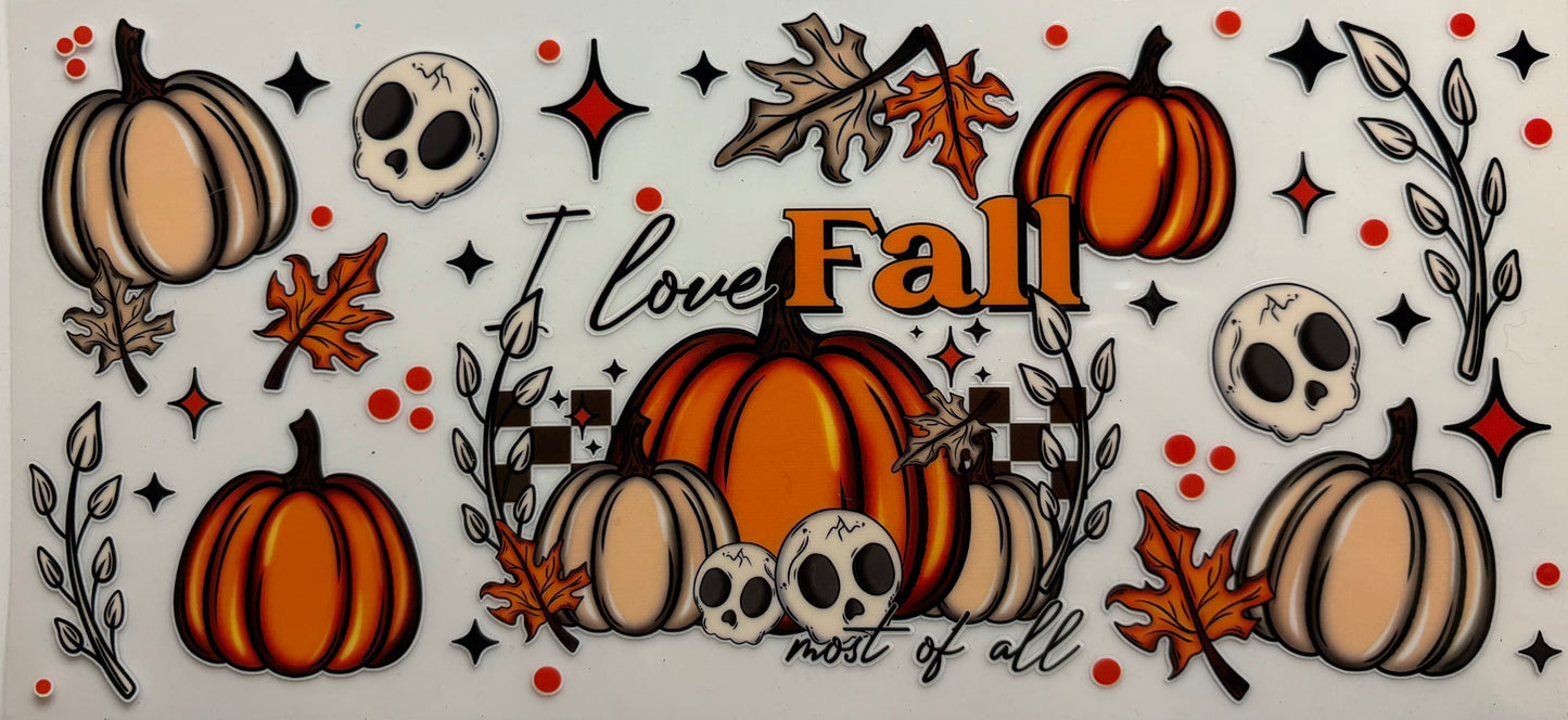 I Love Fall/ Halloween / Skulls