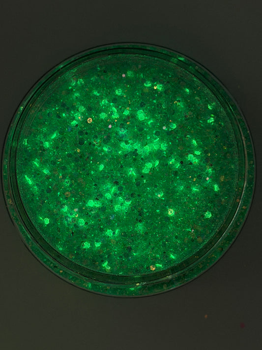 -Sirius- Supernova Glow Bedazzlers, Teal Green