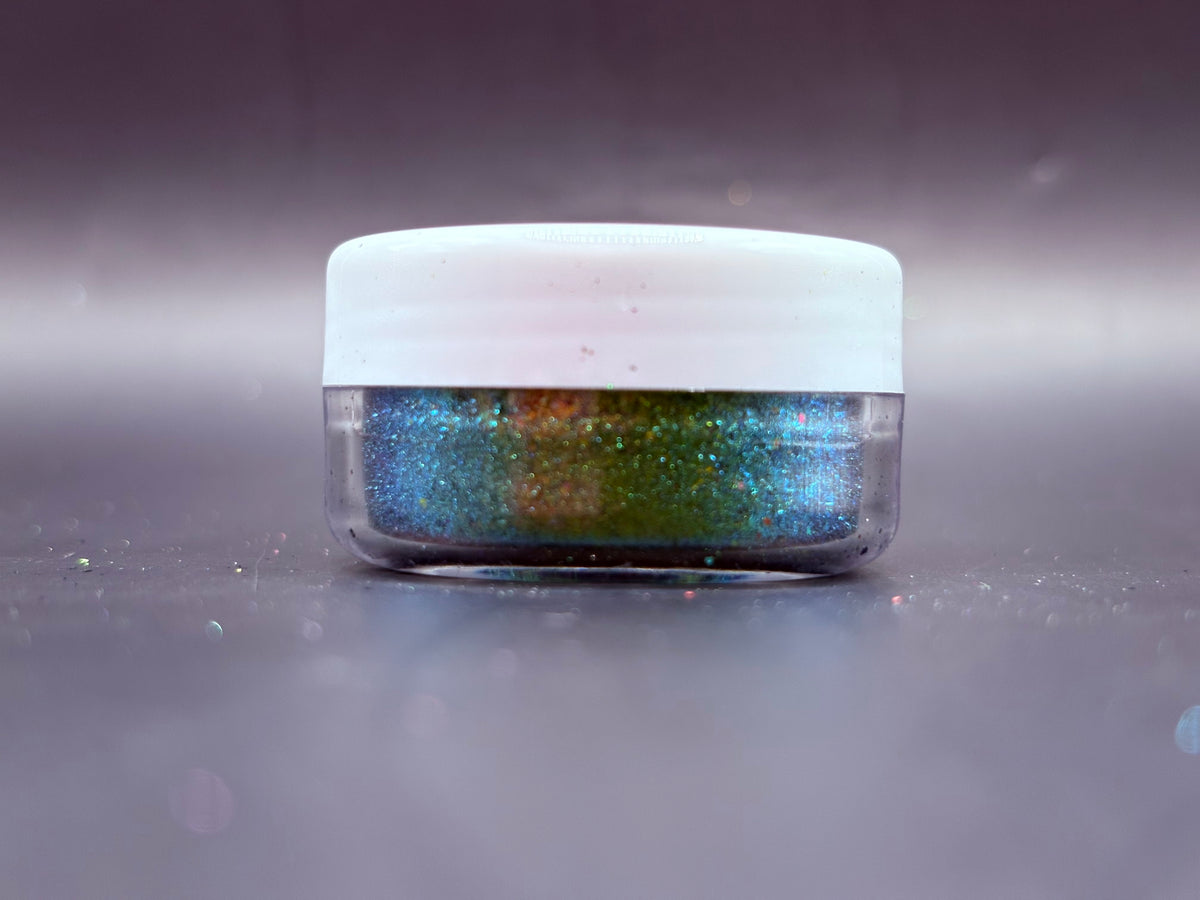-Dragon Scale- Green/Blue Colorshift Chameleon Pigment Flake