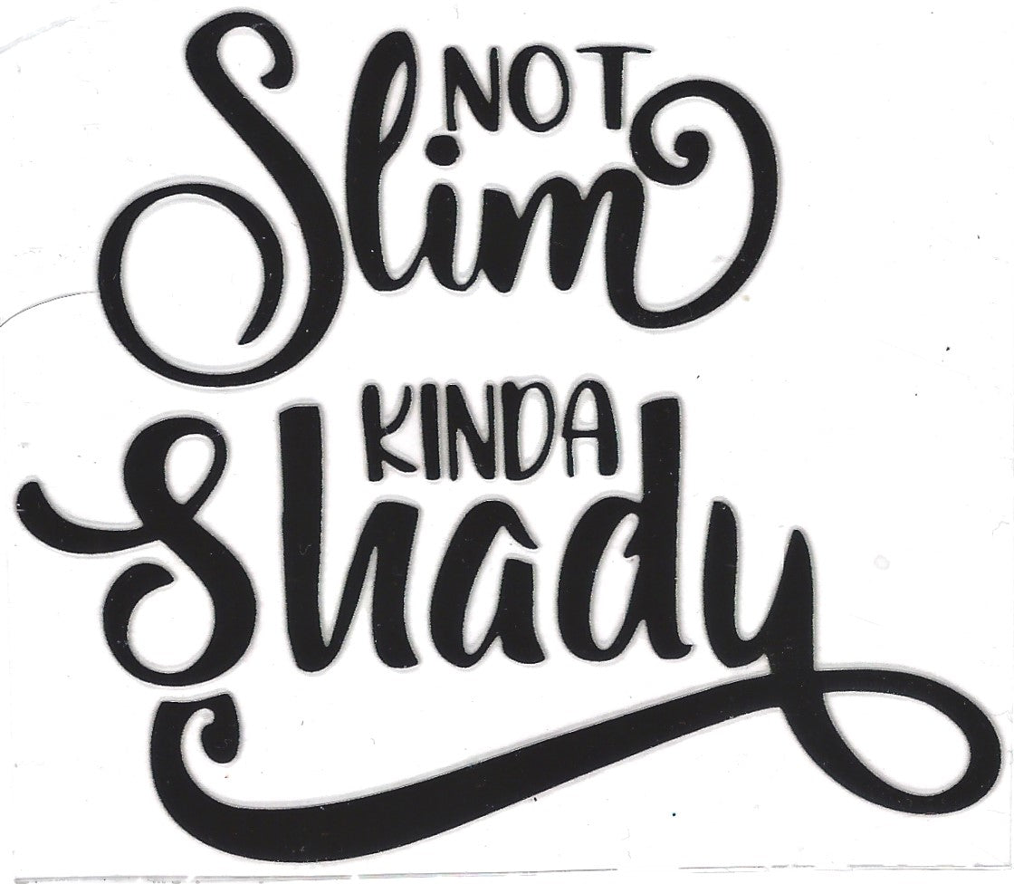 Not Slim, Kinda Shady