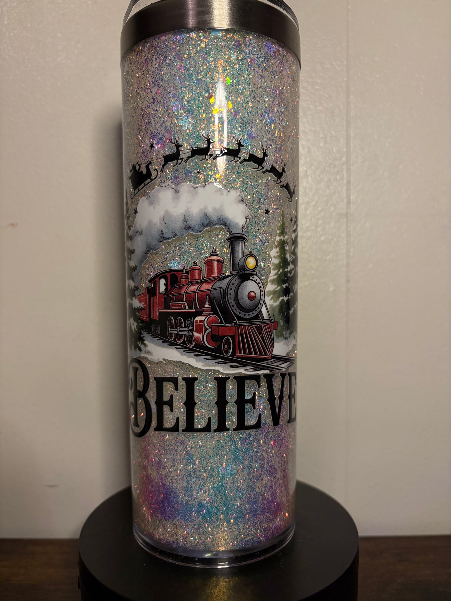 Believe, Snowglobe 20oz Tumbler