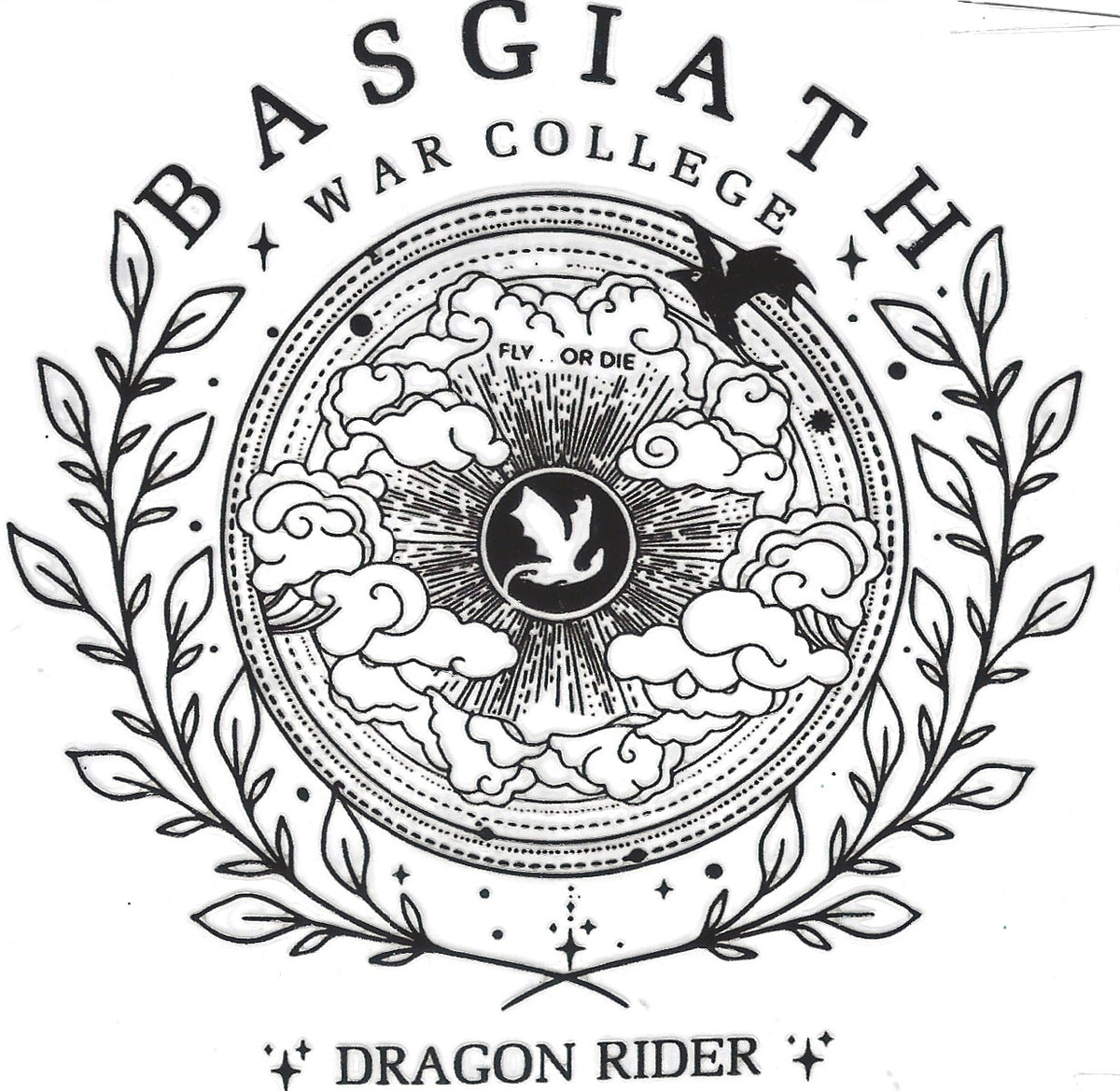 Basgiath War College Artistic Emblem