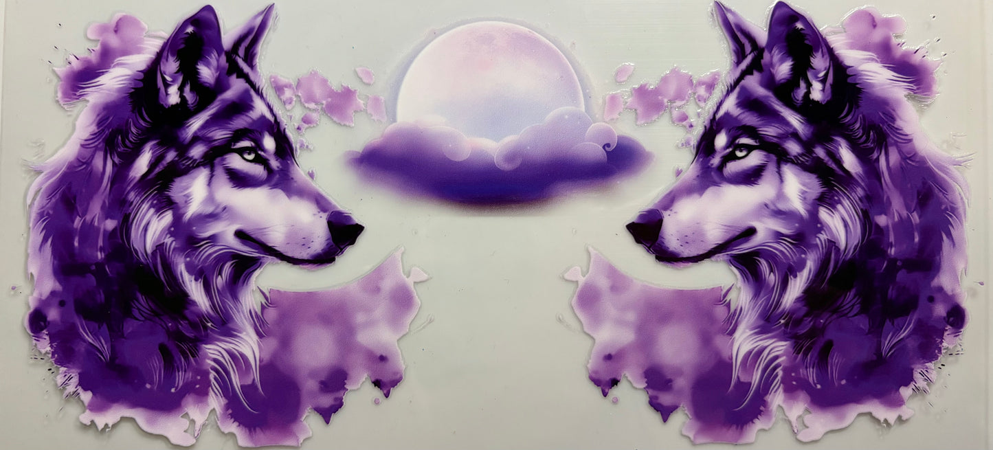 Wolf, Purple, Fantasy