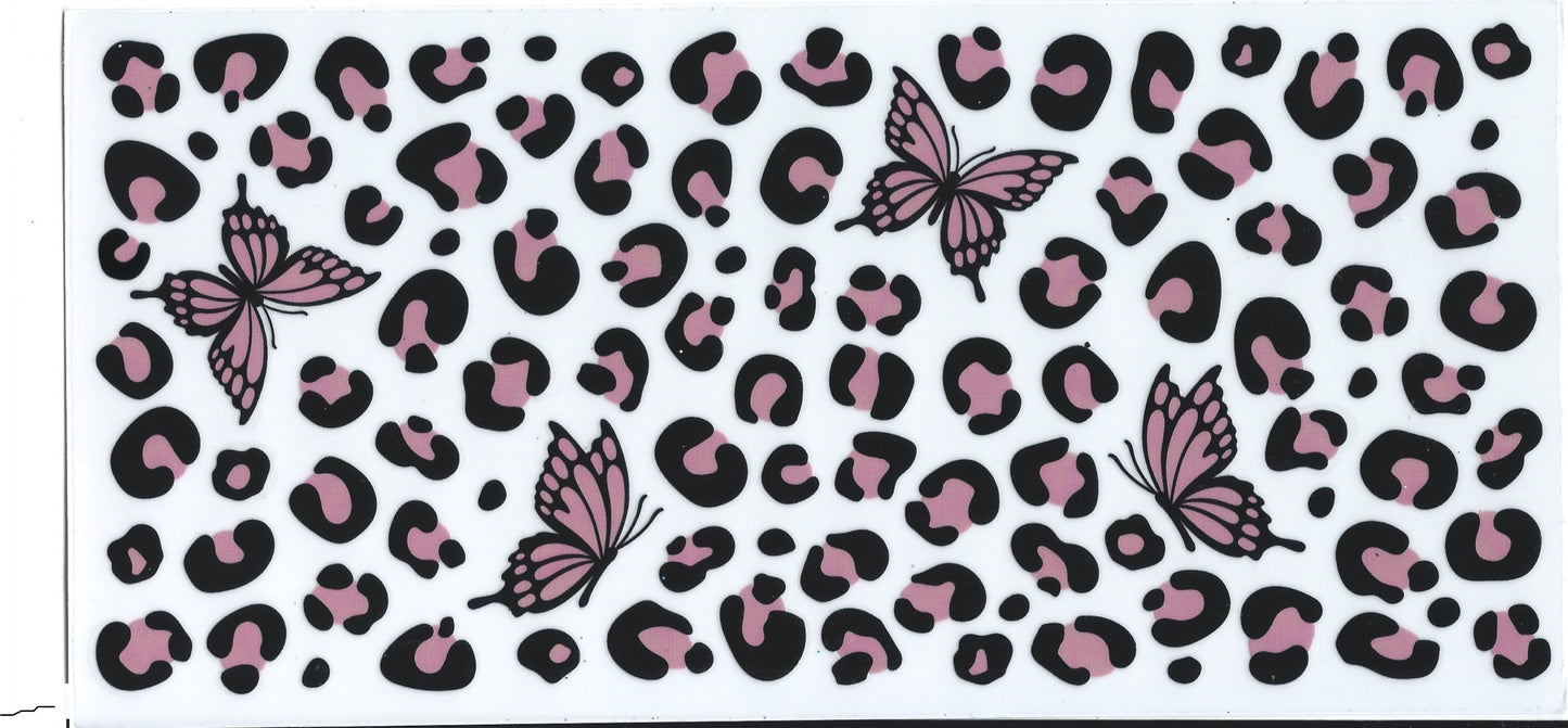 Pink Leopard Butterfly 2