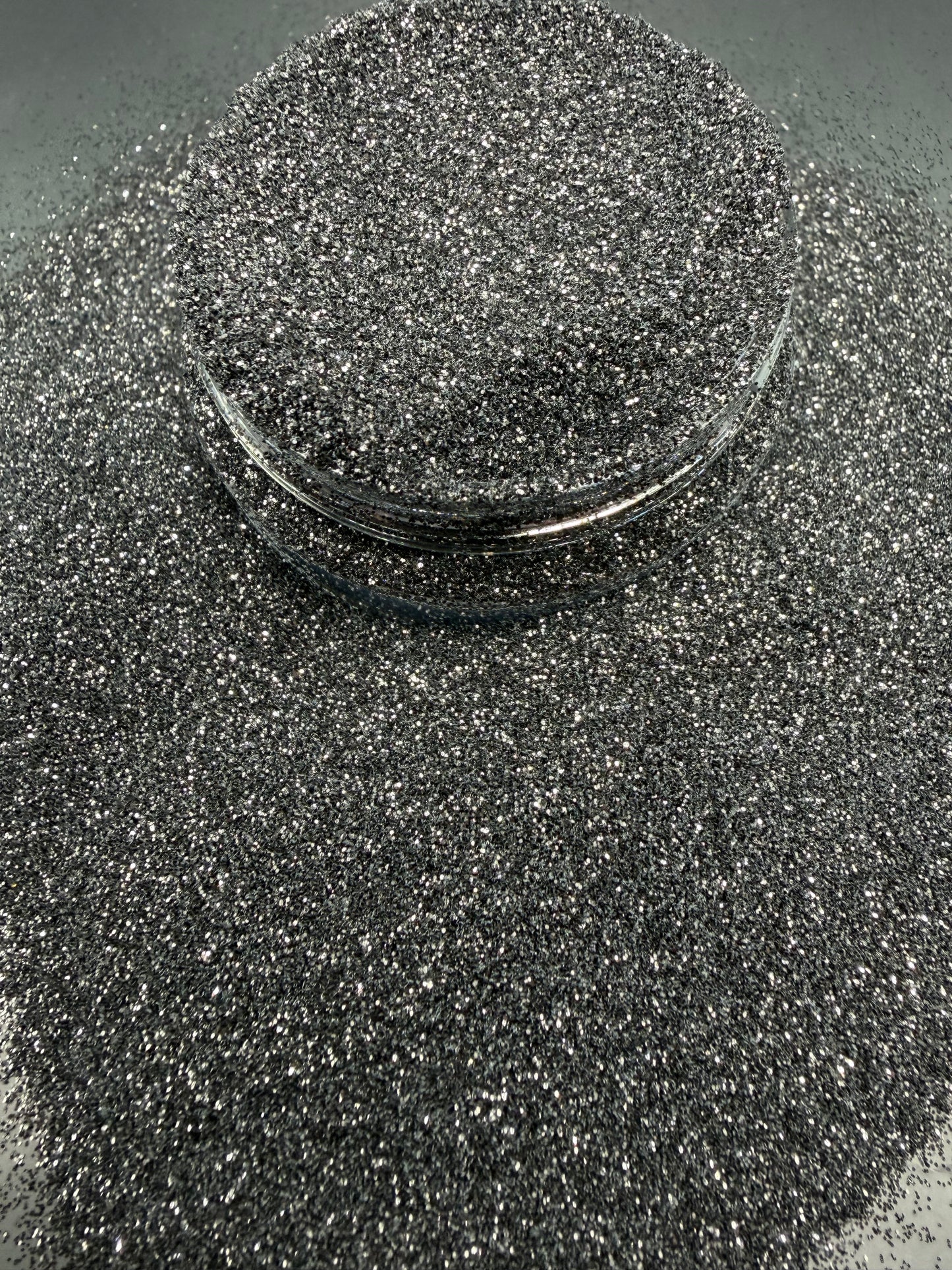 -Ebonshadow- Deep Black, Fine Metallic Glitter