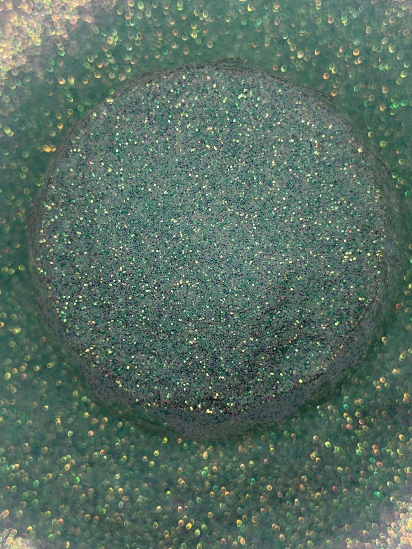 -Snow Drift- Pastel Teal and Opal Fine Glitter