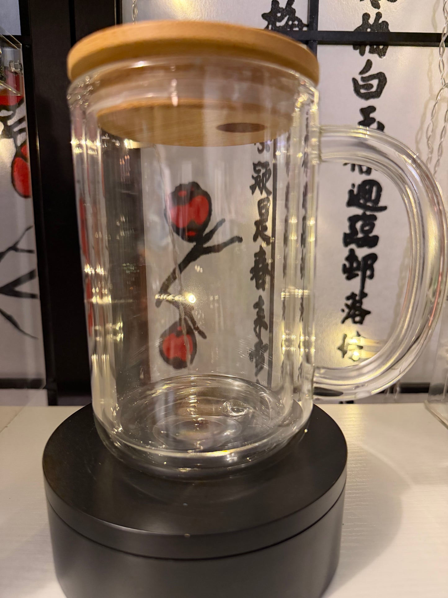 Custom 15 oz coffee mug snowglobe