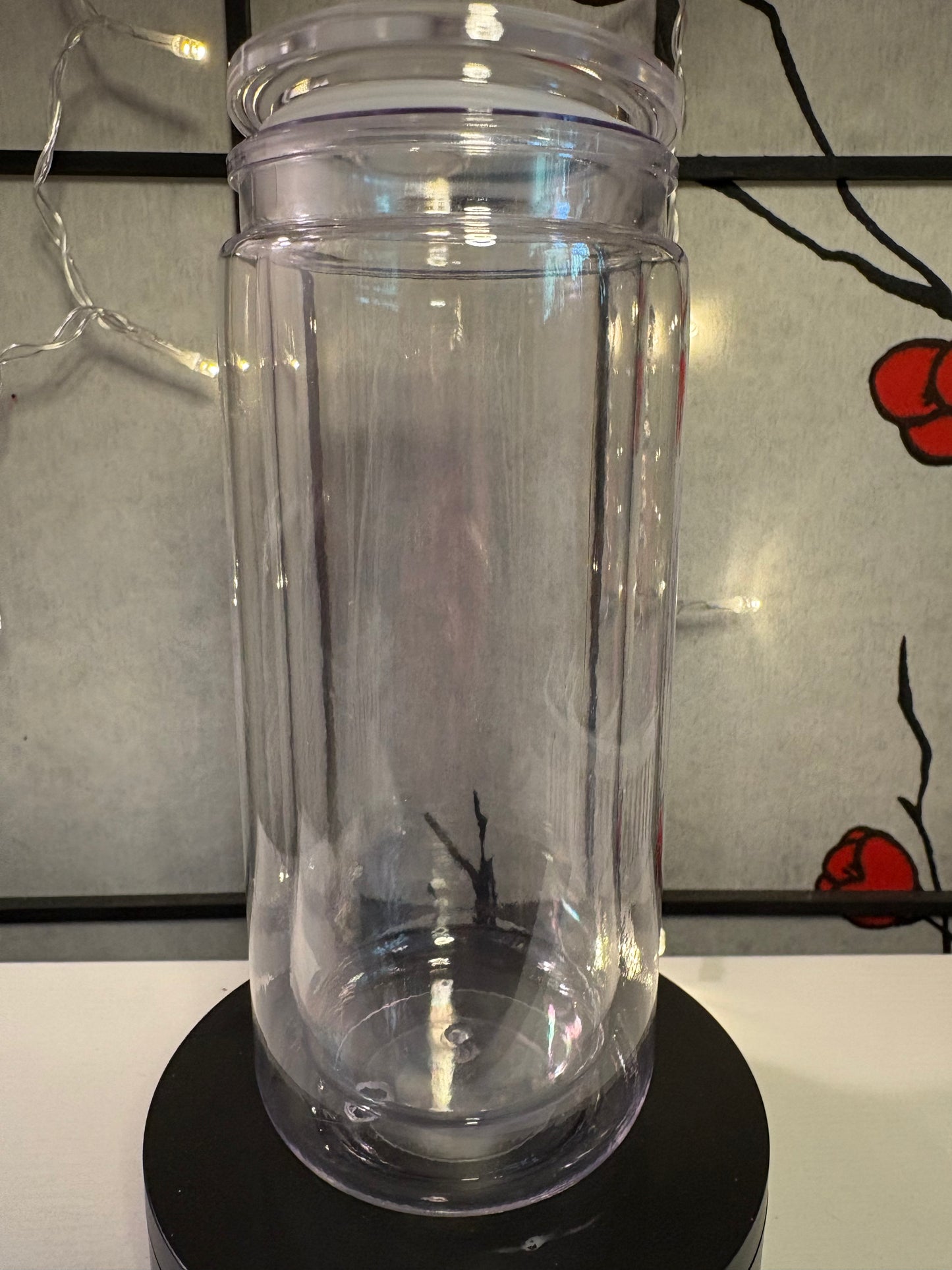 20oz Acrylic Snow Globe Tumbler (diamond compatible )