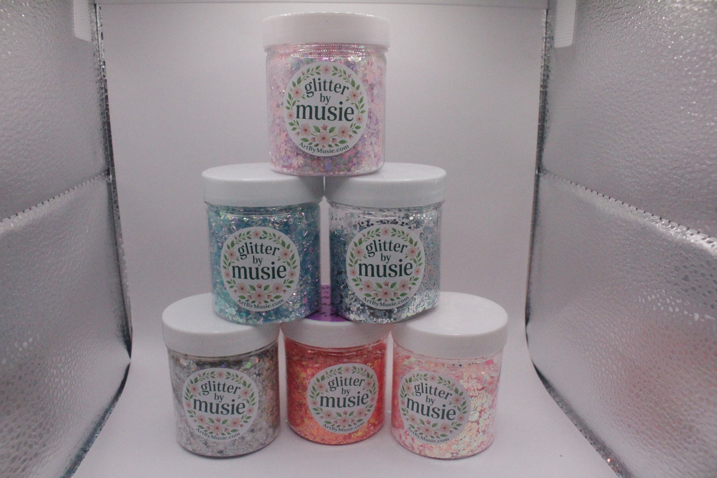 Stackable Glitter Jar