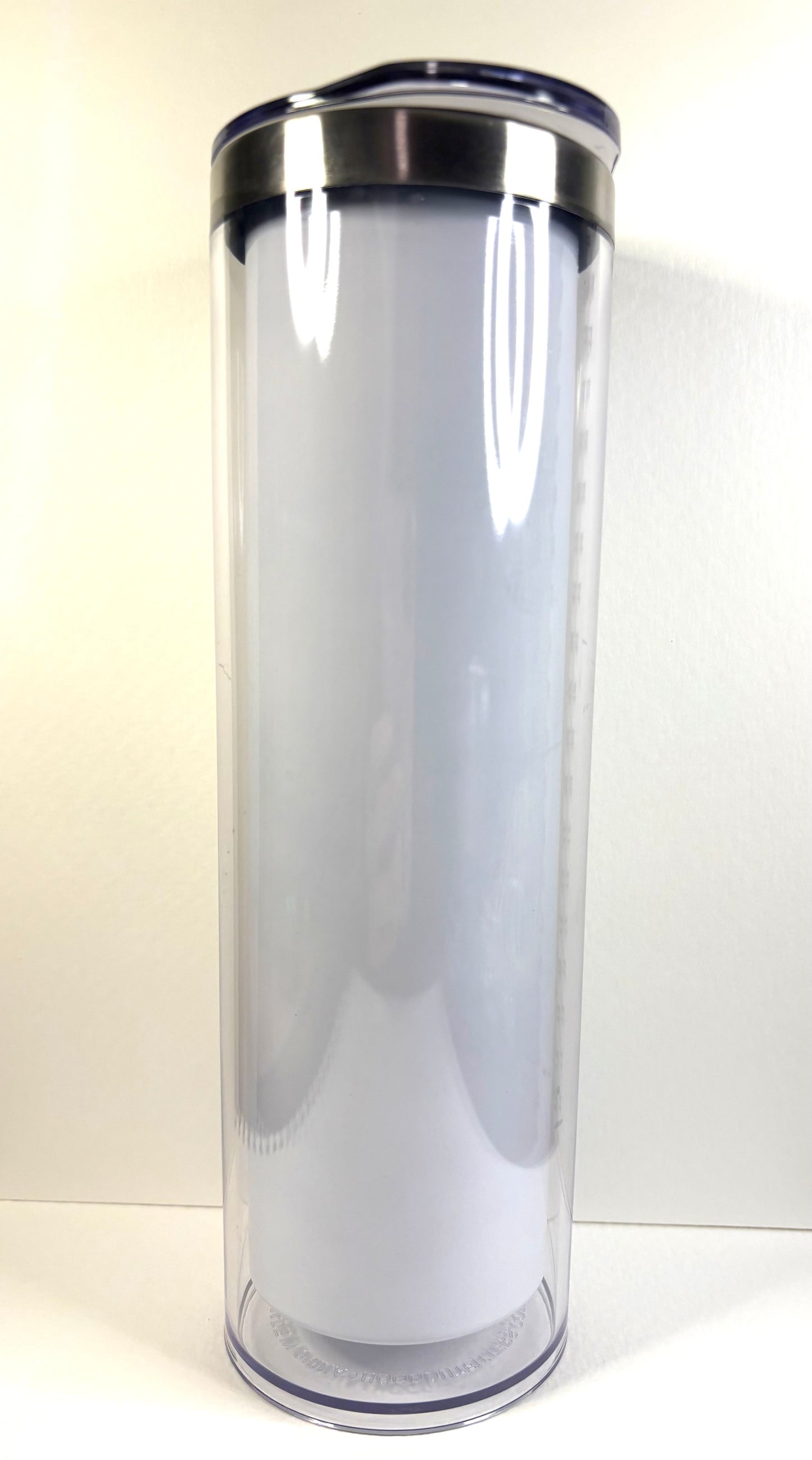 20 Oz Custom Stainless/ Acrylic Tumbler Without Handle (band compatible)