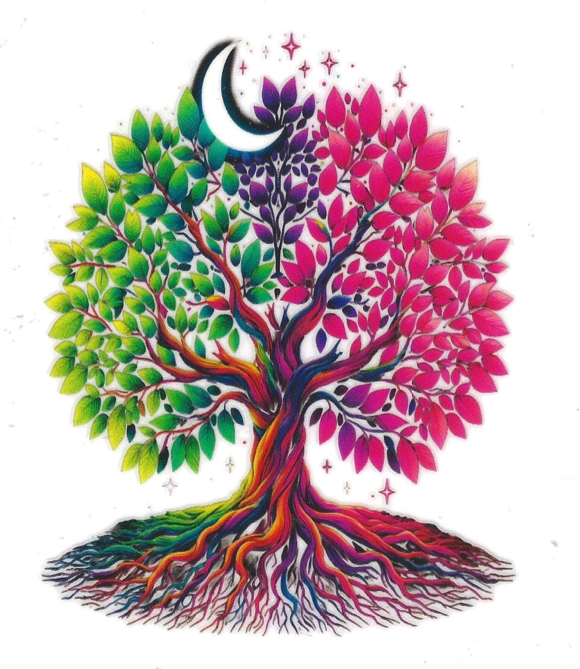 Day And Night, oak tree