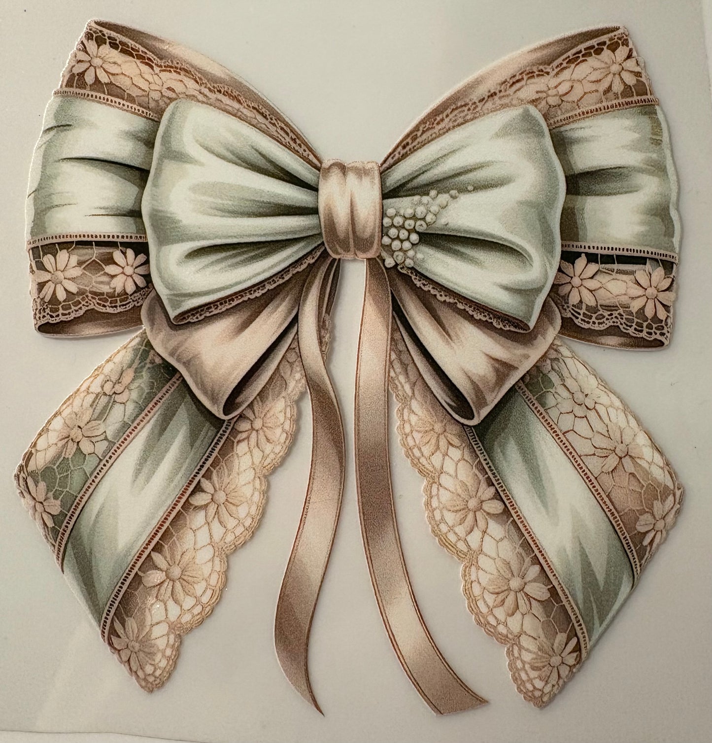 Floral Print Bow, Beautiful