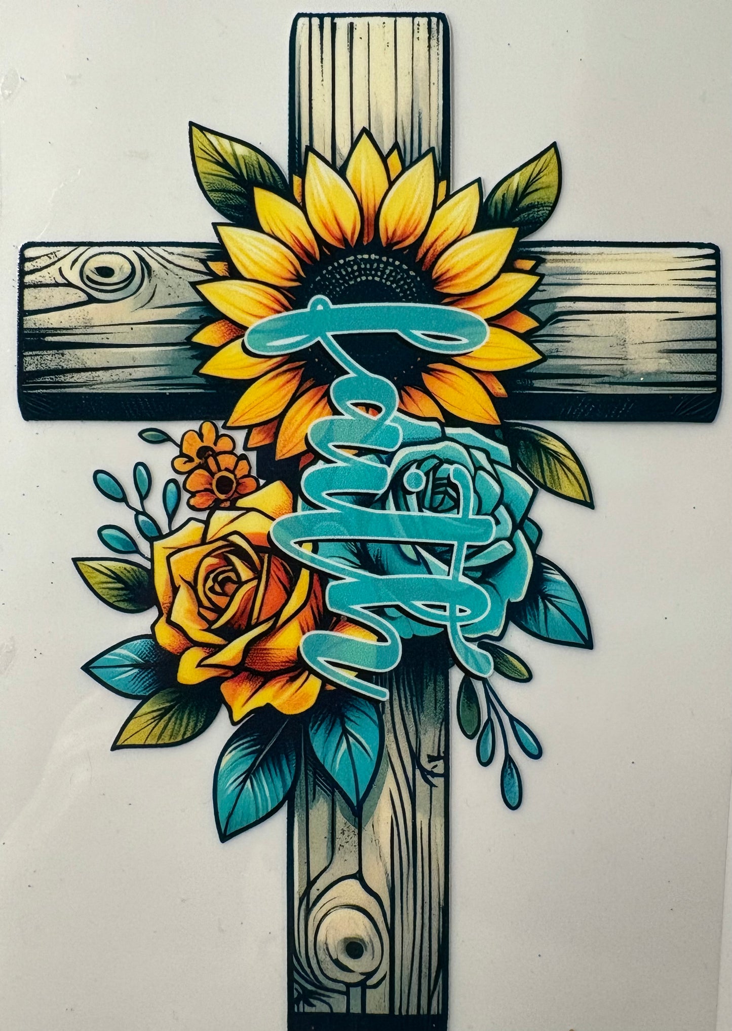 Faith (extra large decal works with 24oz and 20oz)