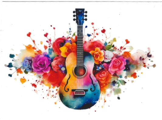 Floral Guitar