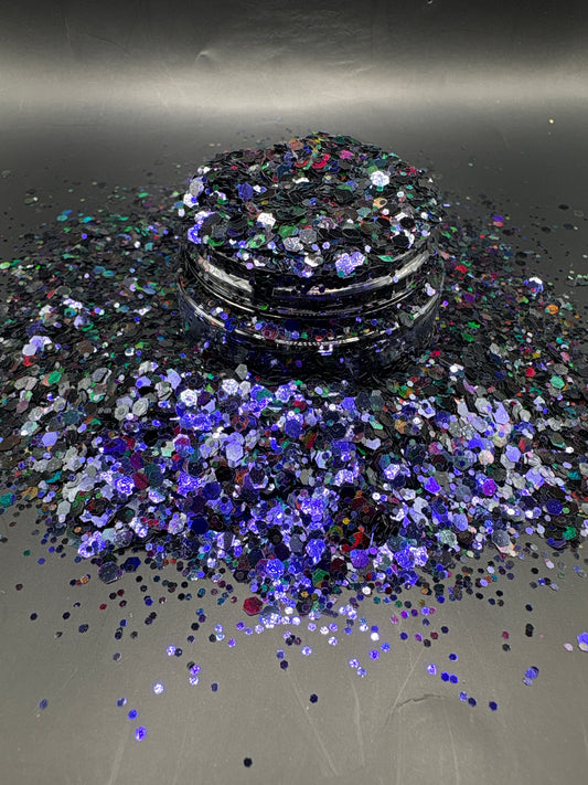 -Reconnaissance- Deep Purple Holo Glitter