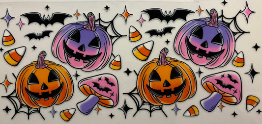 Haloween, Cutsie Colorful Pumpkins