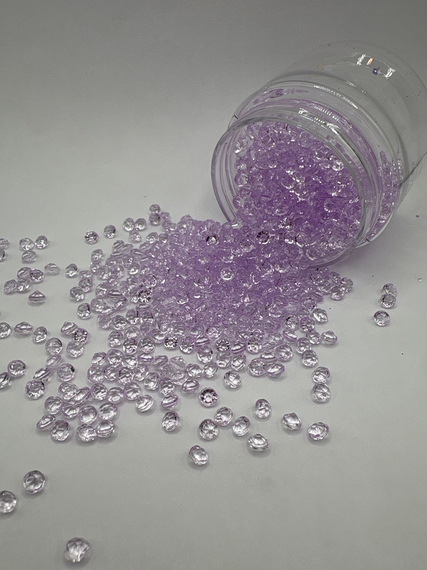 Lilac Sparkle Resin Rhinestones 4mm