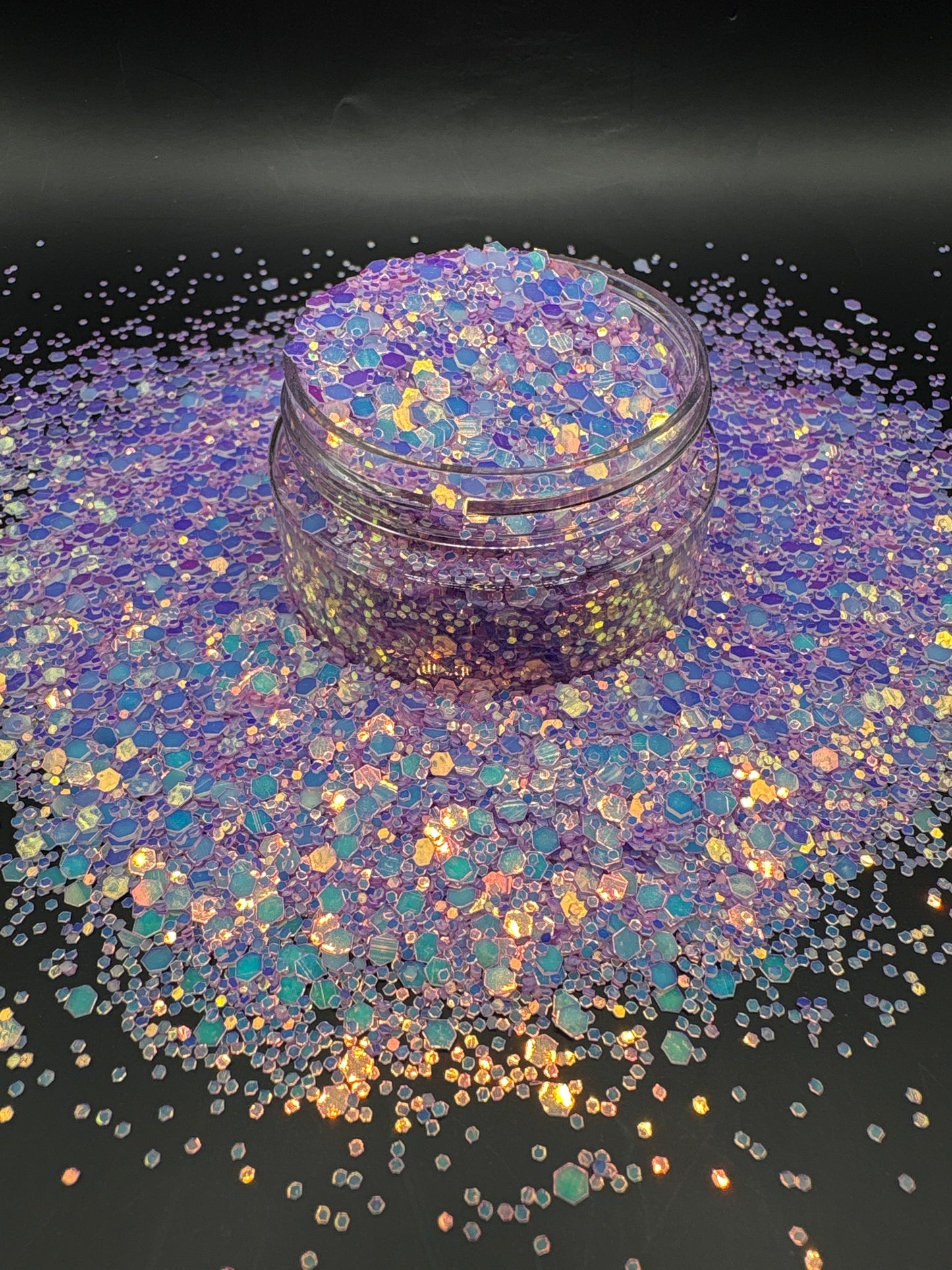 -Rose Quarts Glow- Chunky Glitter