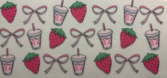 Bows, Strawberries, Tea