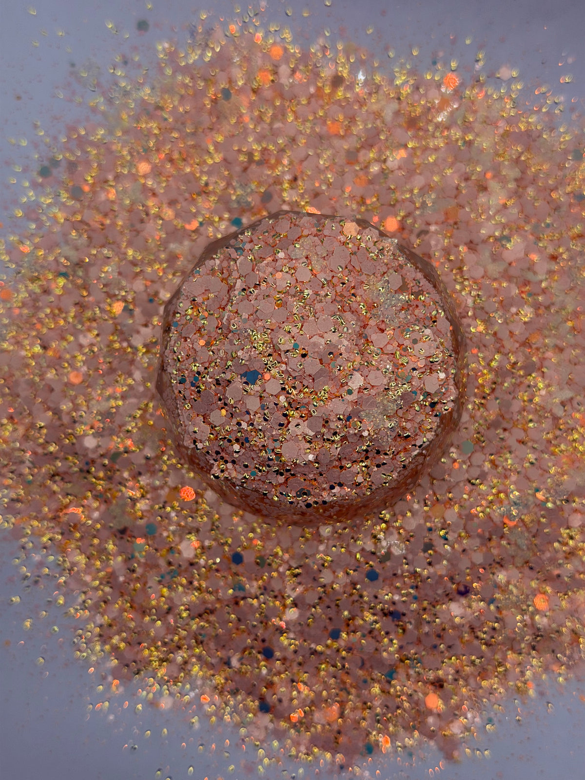 -Butterfly Kisses- Custom Chunky Glitter Mix with Moondust Glow Butterflies and Bubble Glitter