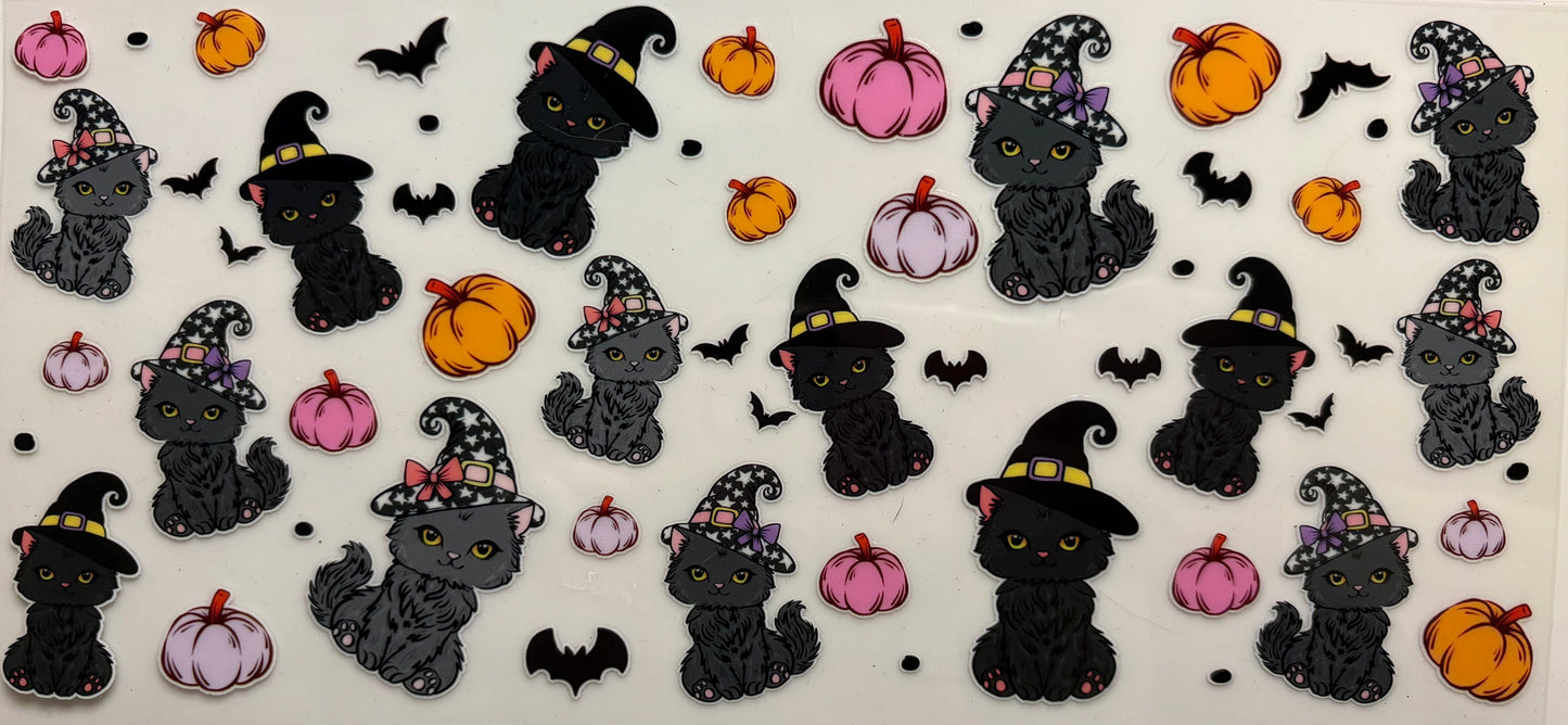 Black Cats, Pumpkins, Halloween