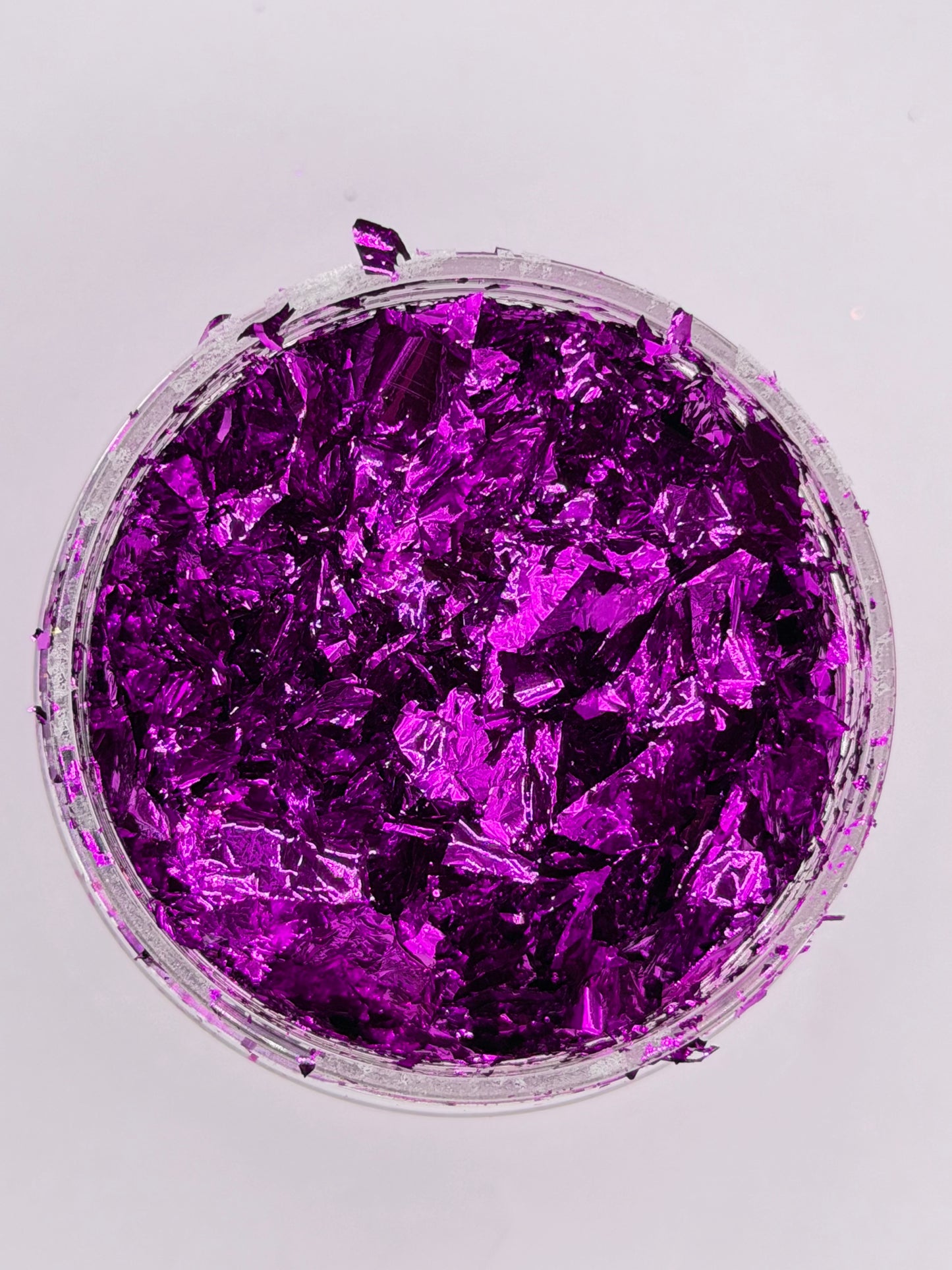 -Coraline- Deep Pink Metallic Foil Flakes