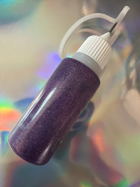 -Nebula- Dimensional Glitter Paint Deep Purple