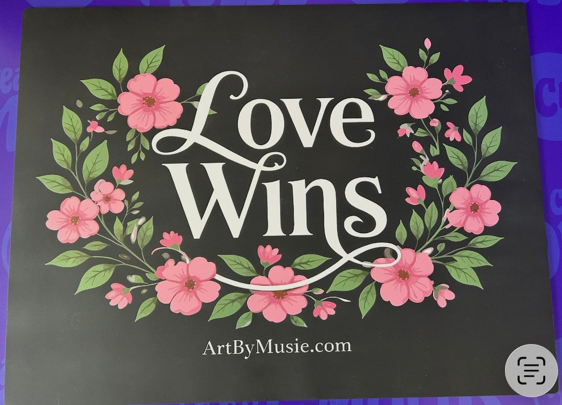 "Love Wins" Mats (THEY’RE HERE!!!!)