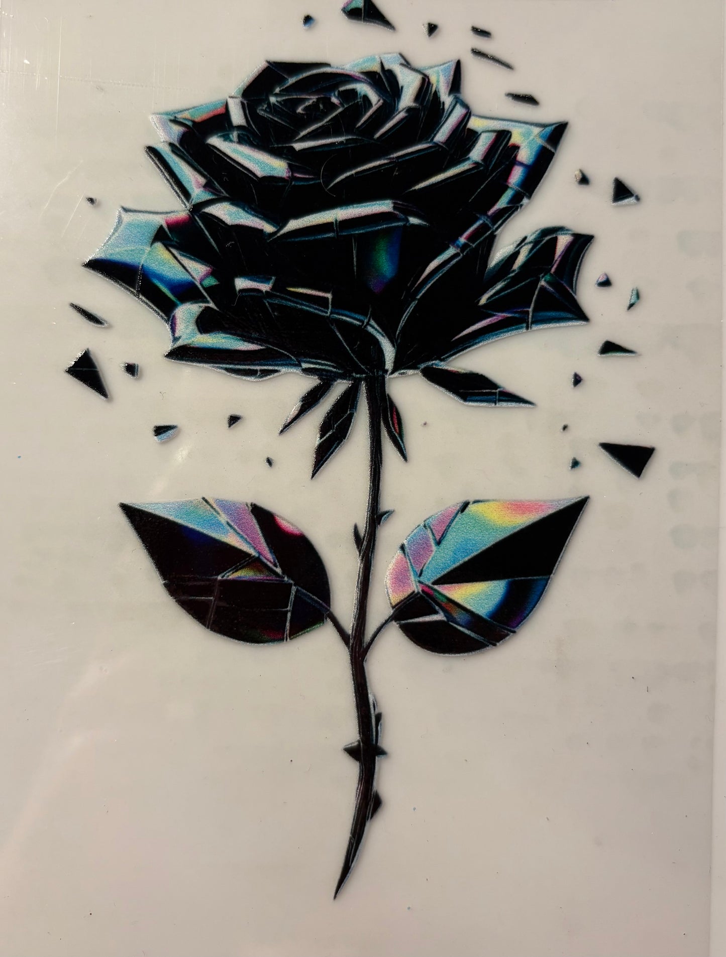 Stained Glass Rose