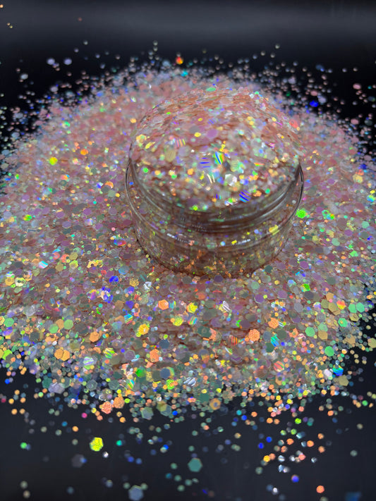 -Heavenly Sunrise- Custom Mixed Glitter
