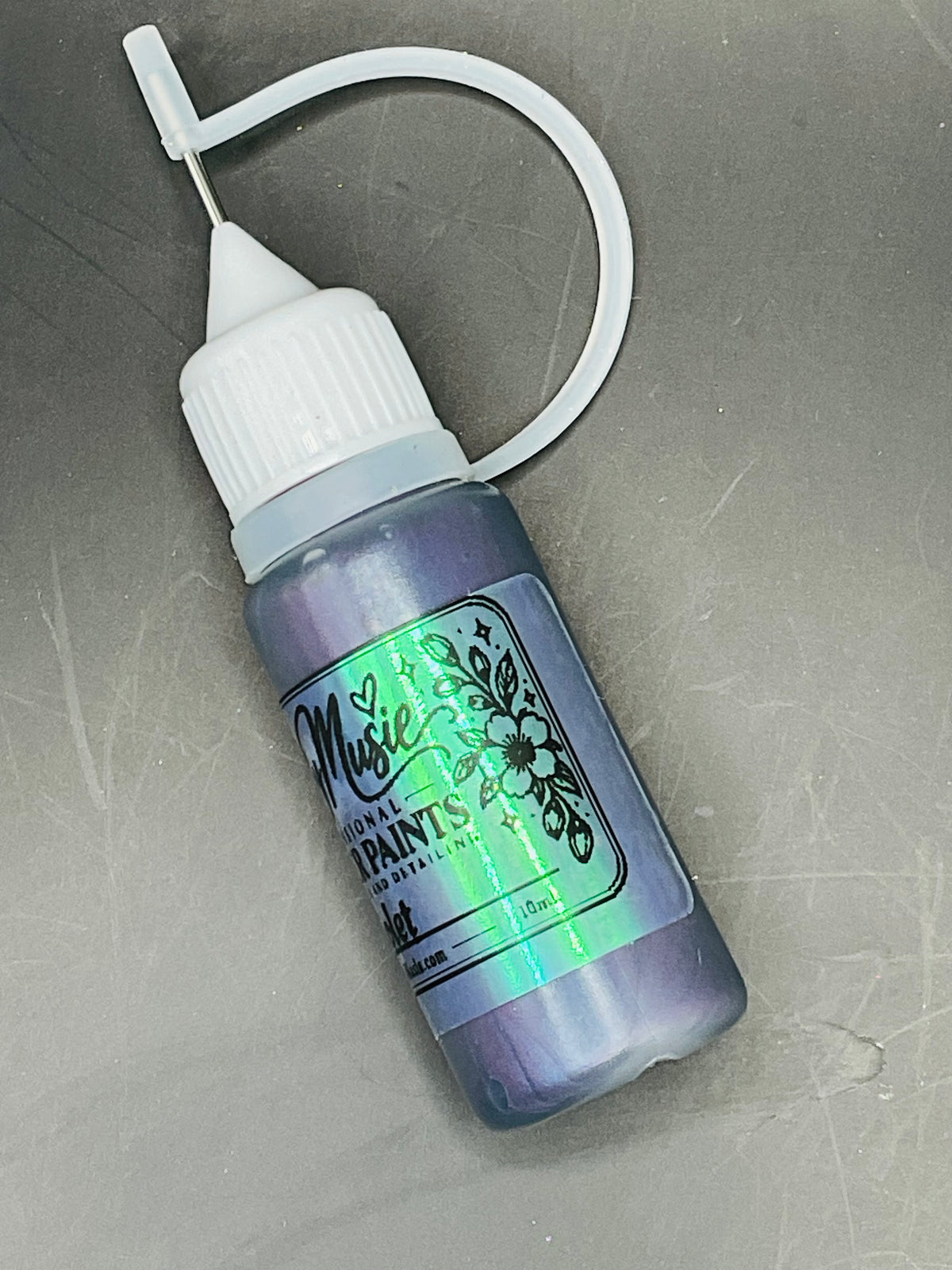 -Violet- Ultra Chameleon Pigment Green/Purple/Blue Dimensional Glitter Paint