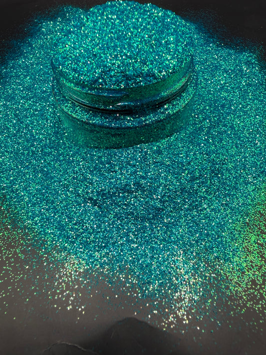 -Dauntless- Turquoise Chameleon Fine Glitter