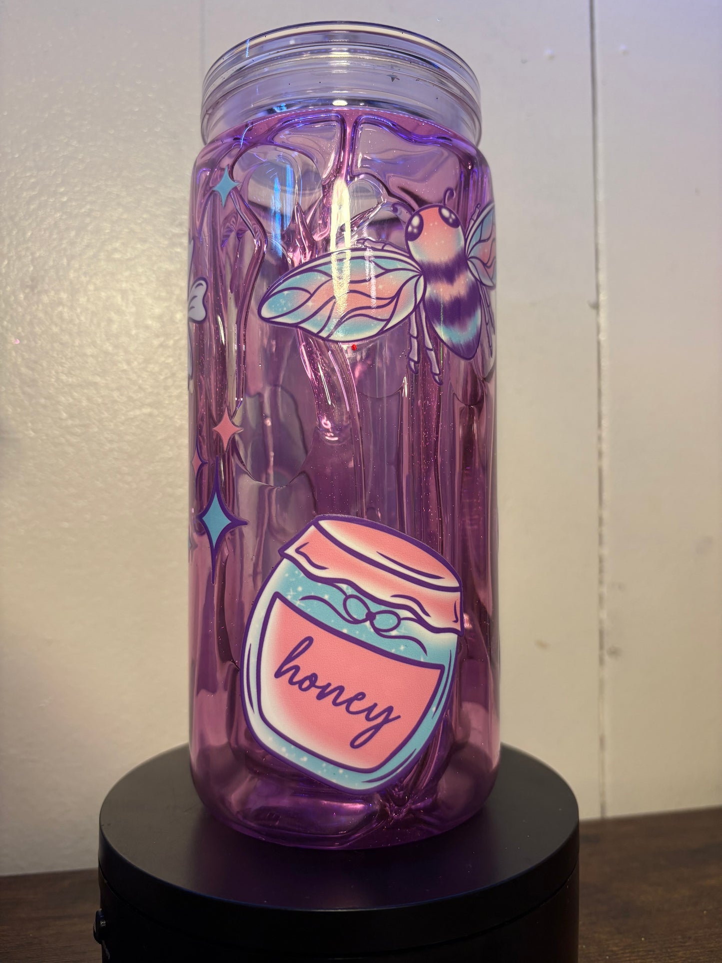 16oz Honeydrip Snow Globe Tumbler