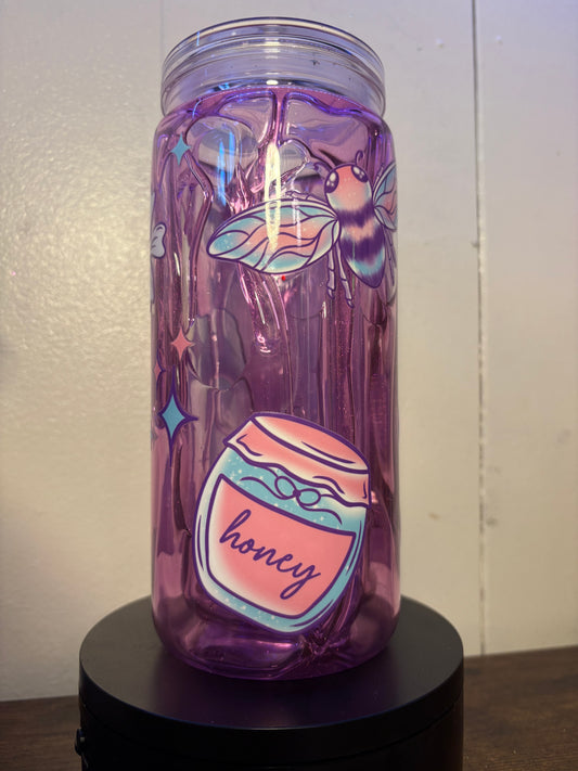 16oz Honeydrip Snow Globe Tumbler