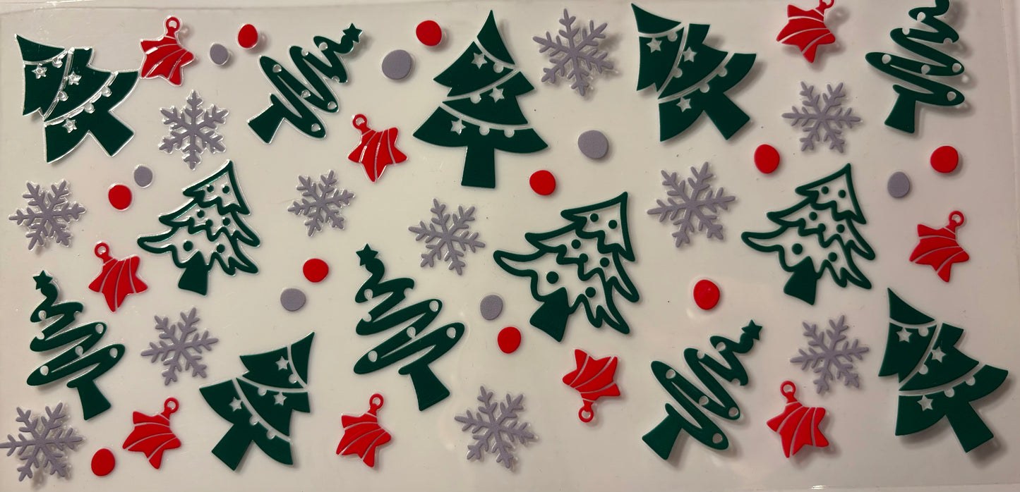 Christmas Trees, Green, Red