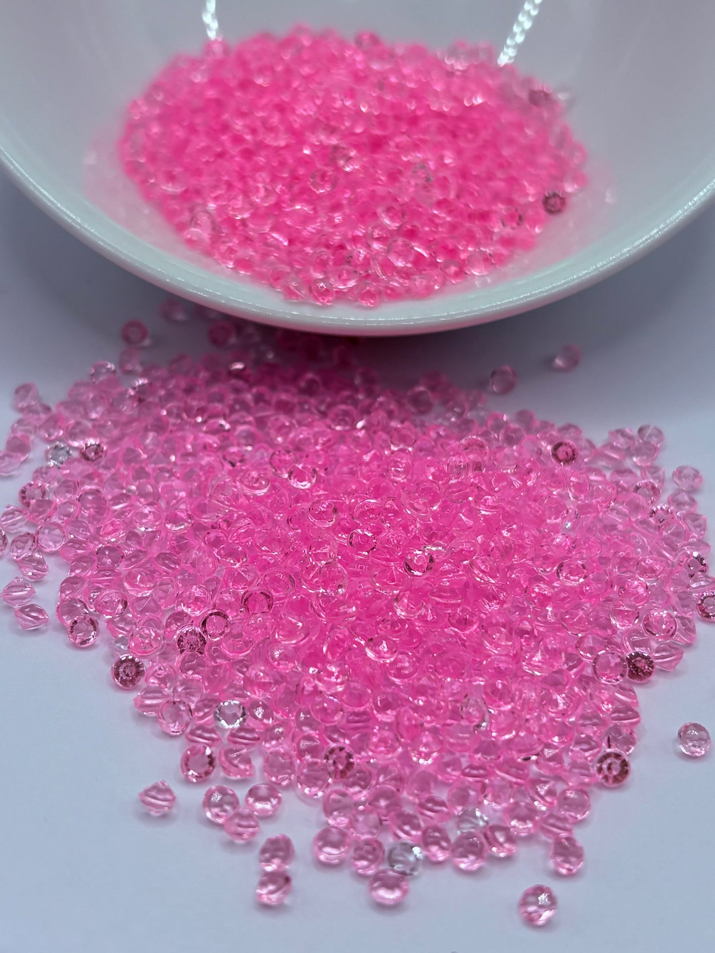 Baby Pink Resin Rhinestones 3mm