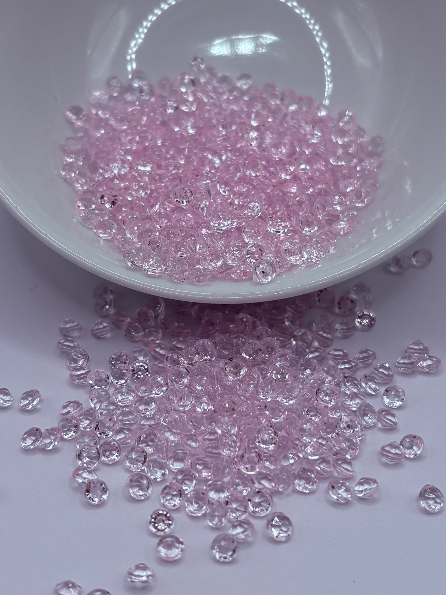 Pearl Pink Resin Rhinestones 4mm
