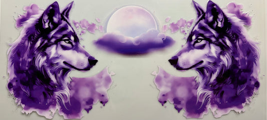 Wolf, Purple, Fantasy