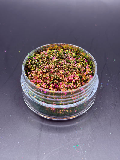 -Euphoria-Gold/Pink/Green Colorshift Chameleon Pigment Flakes