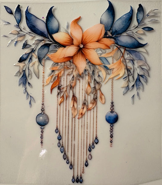 Flowers and Jewels, Suncatcher