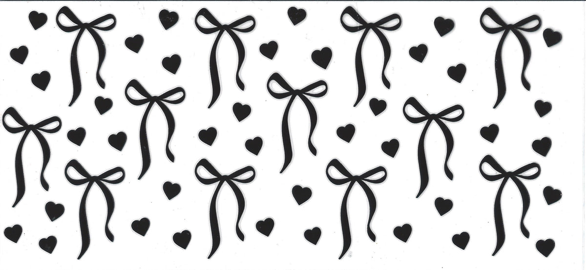 Black Bows and Hearts