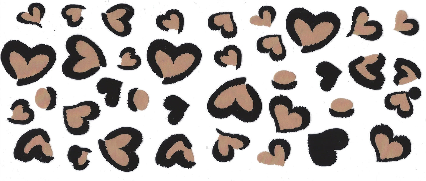 Heart Leopard Print