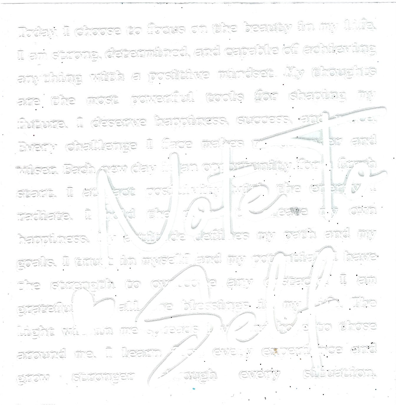 Note to Self (white)