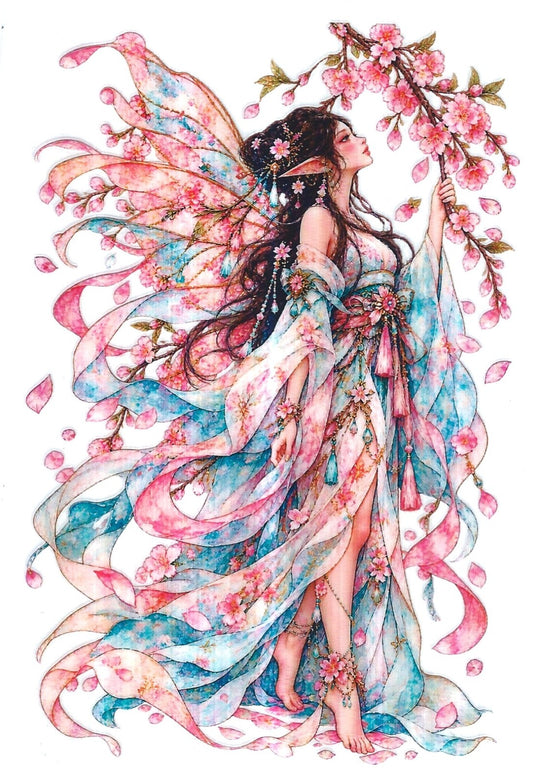-Japanese Fairy - Art By Musie Originally Designed UVDTF- Printed by 216