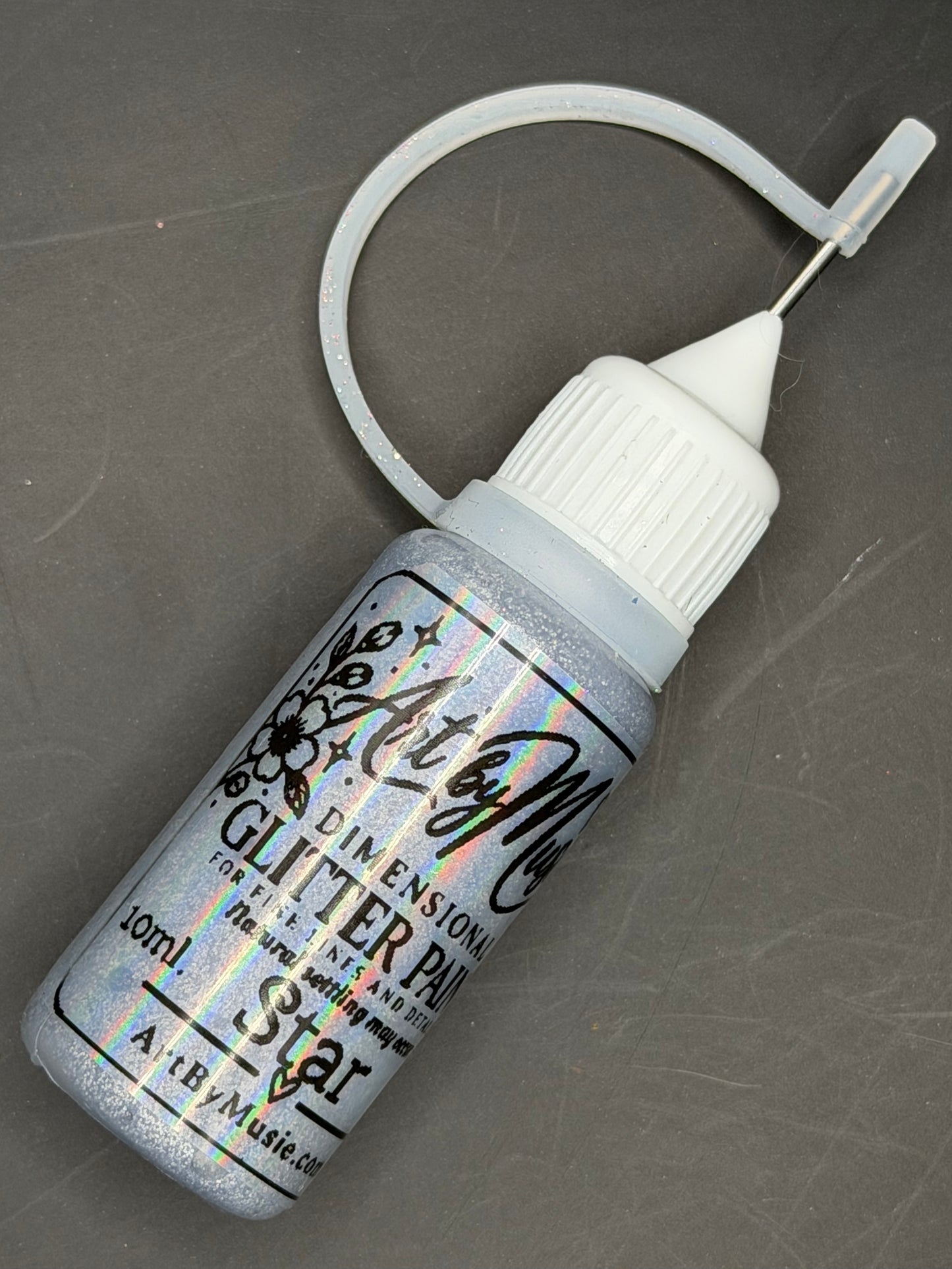 -Star- sparkling Silver Dimensional Glitter Paint (Copy)
