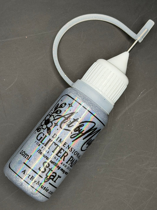 -Star- sparkling Silver Dimensional Glitter Paint (Copy)
