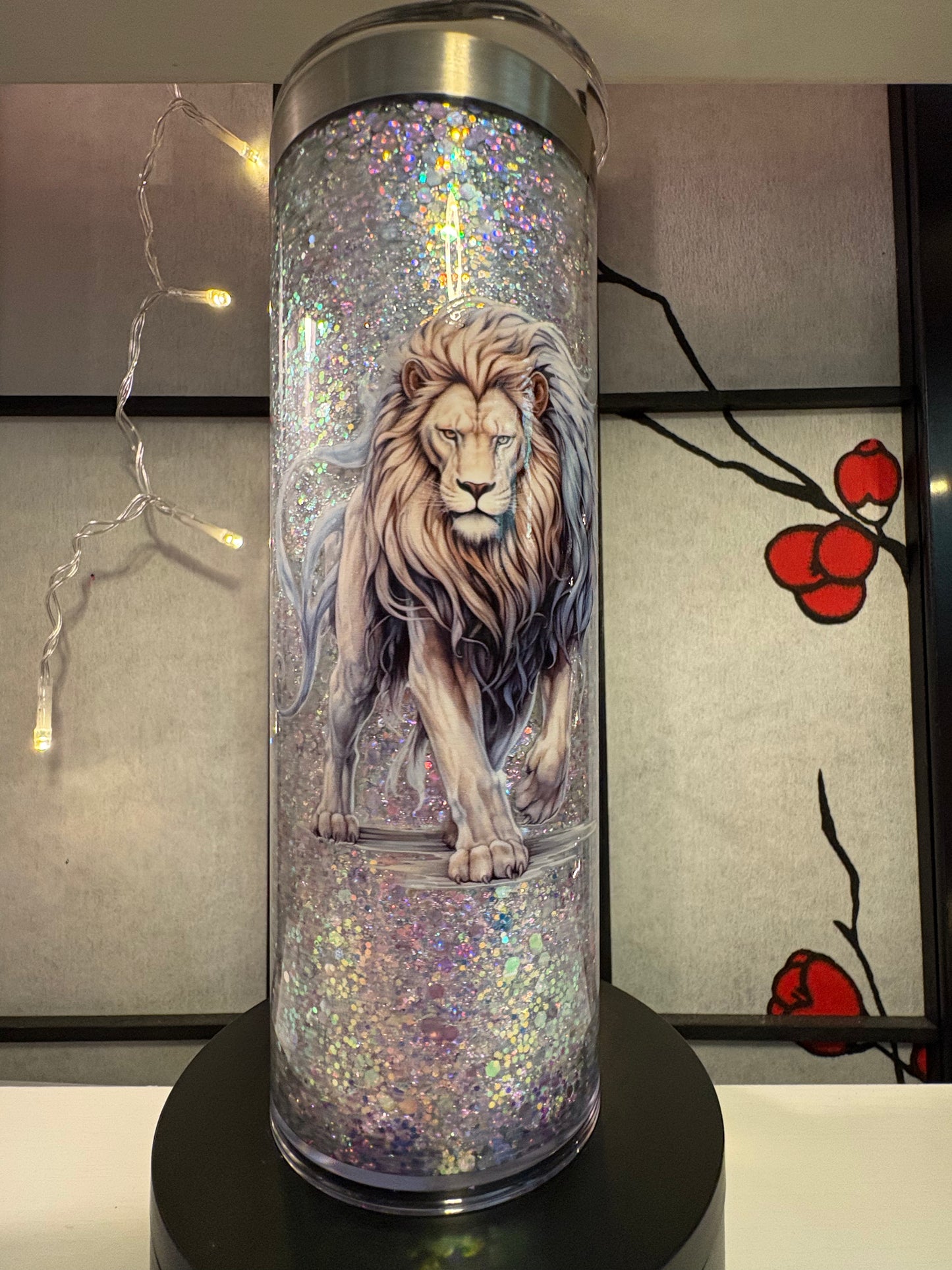 Lion in the Moonlight