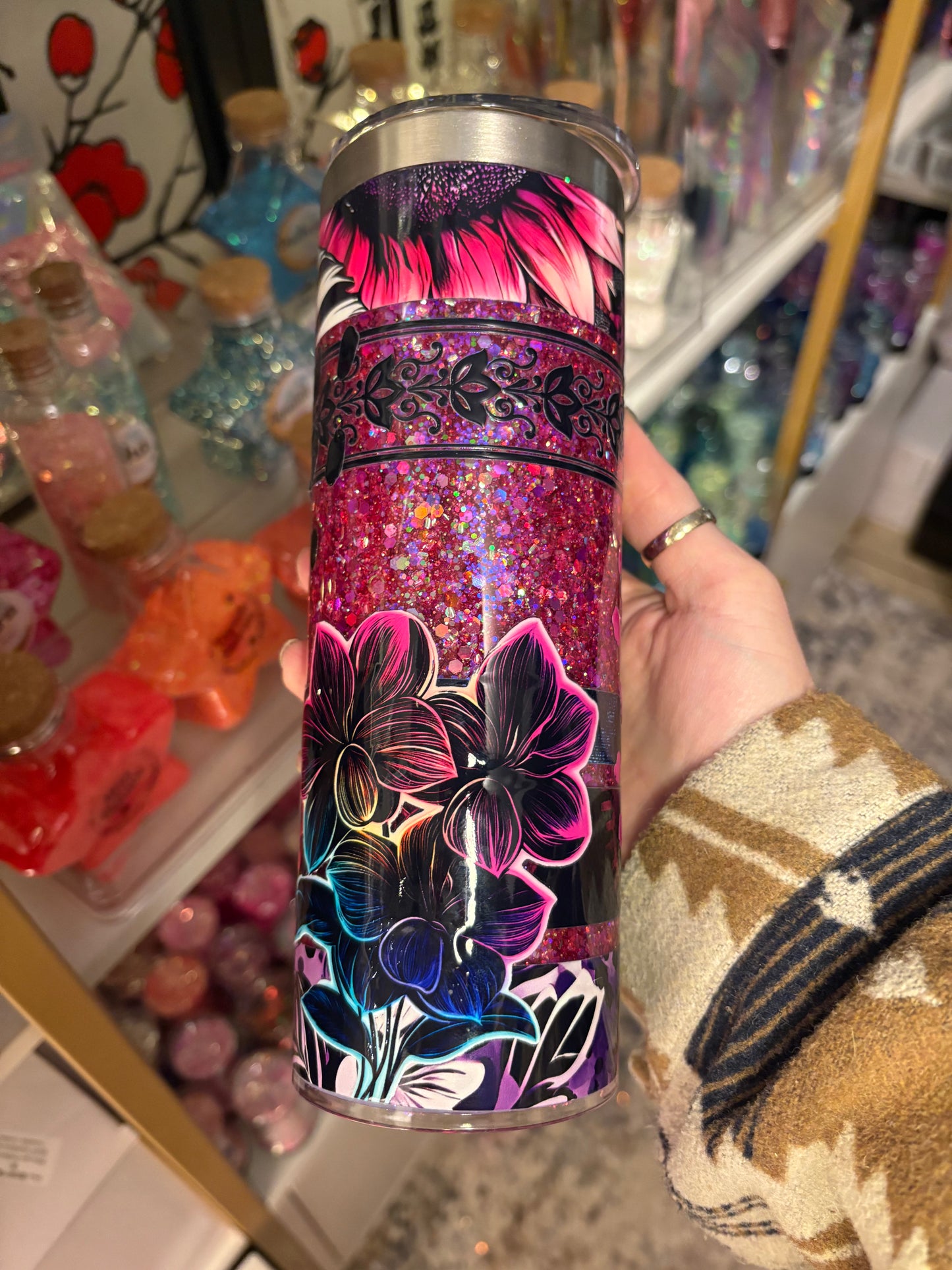 20oz Royal Flowers Custom “Resin Globe”.